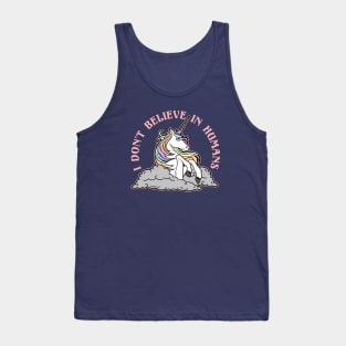 I don't believe in humans Tank Top